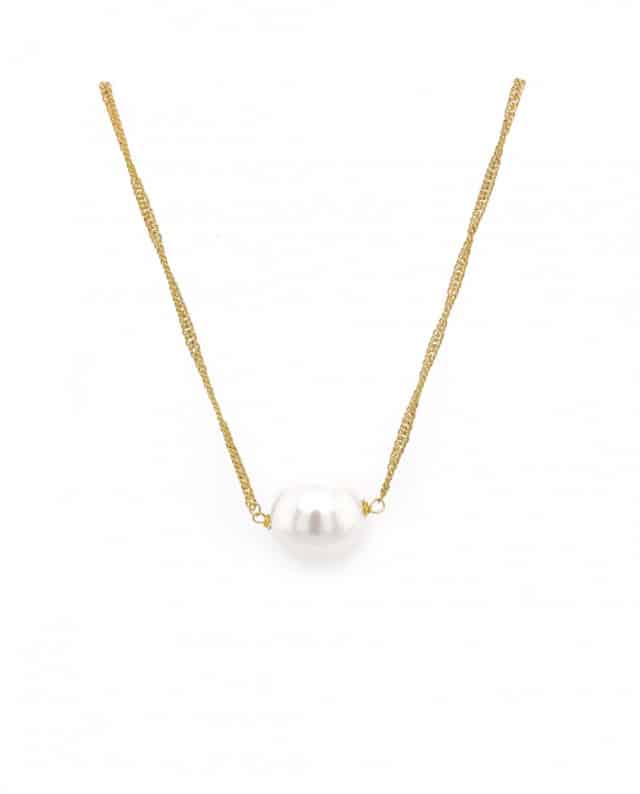 Κολιέ Pearl Sphere S Χρυσό