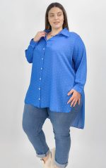 Πουκαμίσα  Πουά Μπλε - Image 2