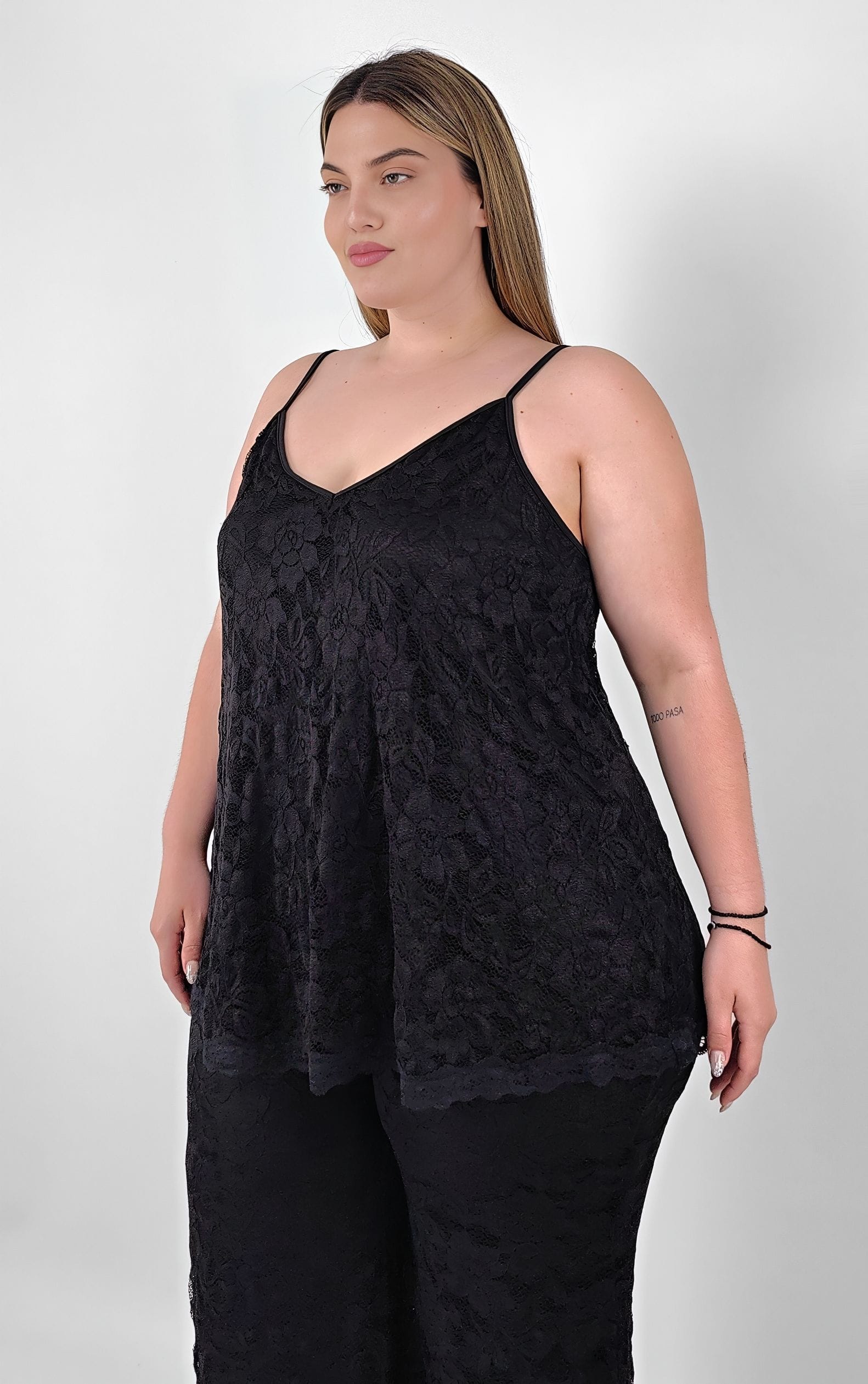 Plus Size Δαντελένιο Lingerie