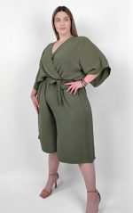 Χακί Ολόσωμη Βερμούδα - Image 2