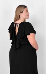 Μαύρο Φόρεμα Με Βολάν - Image 4