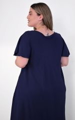 Ασύμμετρο Φόρεμα Μπλε - Image 6