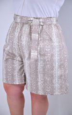 Βερμούδα Snake Print με Ζώνη - Image 5