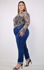 Τζιν Παντελόνι Blue Denim Ίσια Γραμμή - Image 3
