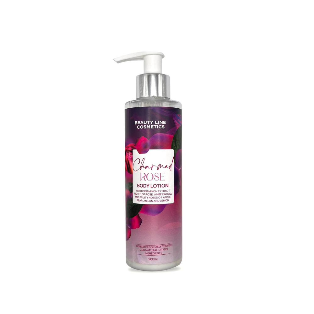 BODY LOTION 200ML BEAUTY LINE COSMETICS CHARMED ROSE