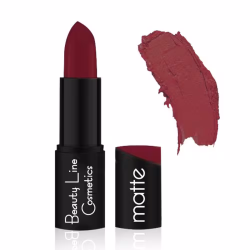 Κραγιόν Beauty Line Matte No 19 Chaos | Μωβ-Μπορντώ