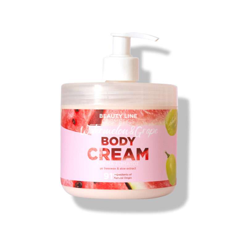 Κρέμα Σώματος Beauty Line Καρπούζι & Σταφύλι 500ml | Ενυδάτωση