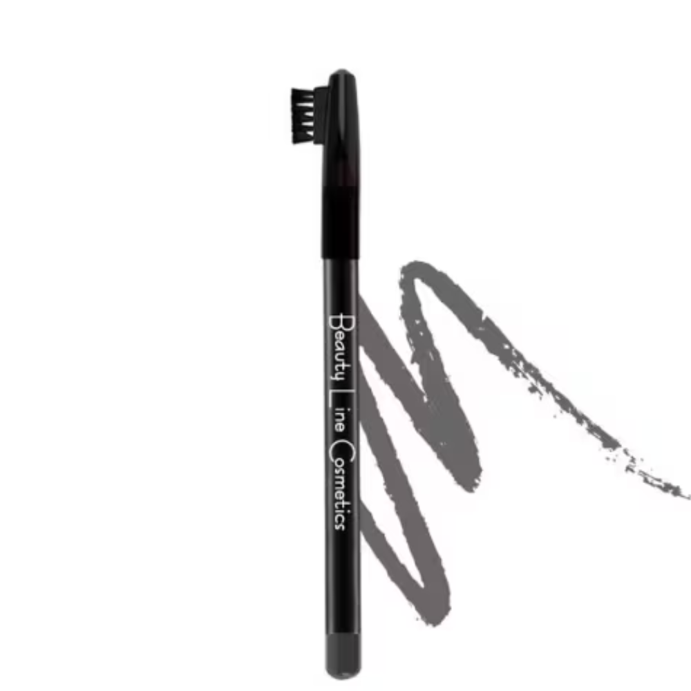 Μολύβι Φρυδιών Beauty Line No 001 Γκρι Σκούρο