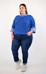 Plus Size Μπορντό Πλεκτό Crop Top | PsX Fashion