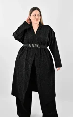 Plus Size Σετ Μαύρο Glitter | Μεγάλα Μεγέθη | PsX Fashion