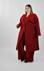 Plus Size Σετ Κόκκινο Glitter | Μεγάλα Μεγέθη | PsX Fashion