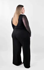 Μαύρη Παντελόνα με Άνετο Λάστιχο - Image 4