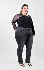 Τζιν Παντελόνι Γκρι - Ίσια Γραμμή - Image 3