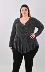 Μπλούζα Lurex με V-Λαιμόκοψη - Image 3