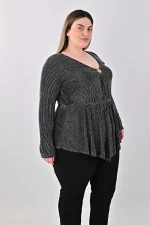 Μπλούζα Lurex με V-Λαιμόκοψη - Image 4